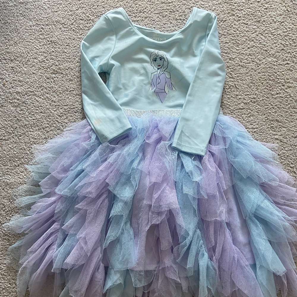 Elsa dress. Leotard fit.